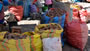 Patatas en el mercado de Pisac
