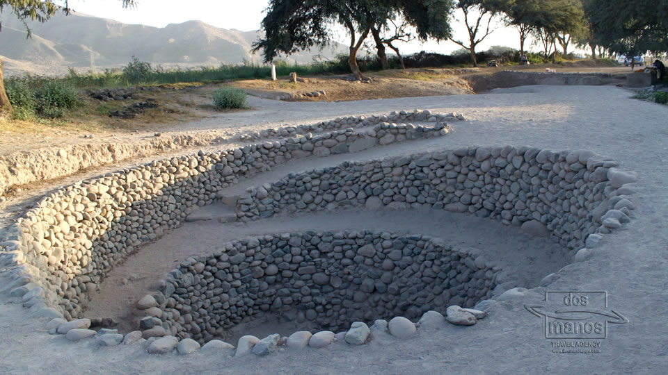 Aqueducts near Nazca, Peru