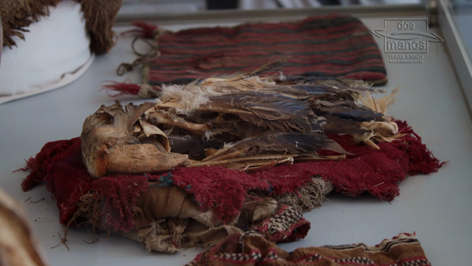 Objekte aus den Gräbern der Nazca